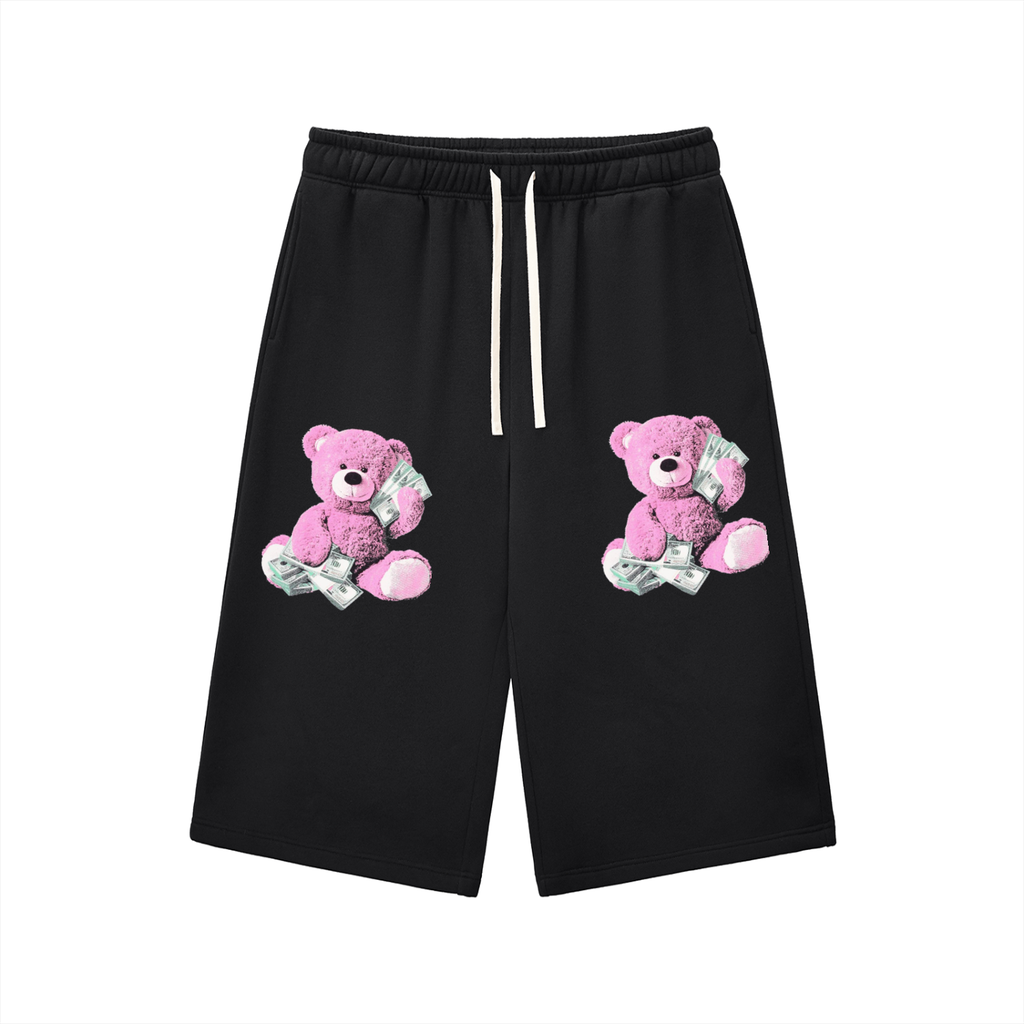 Relaxed Drawstring Three-quarter Sweatpants