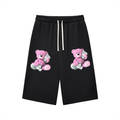 Relaxed Drawstring Three-quarter Sweatpants
