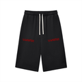 Relaxed Drawstring Three-quarter Sweatpants