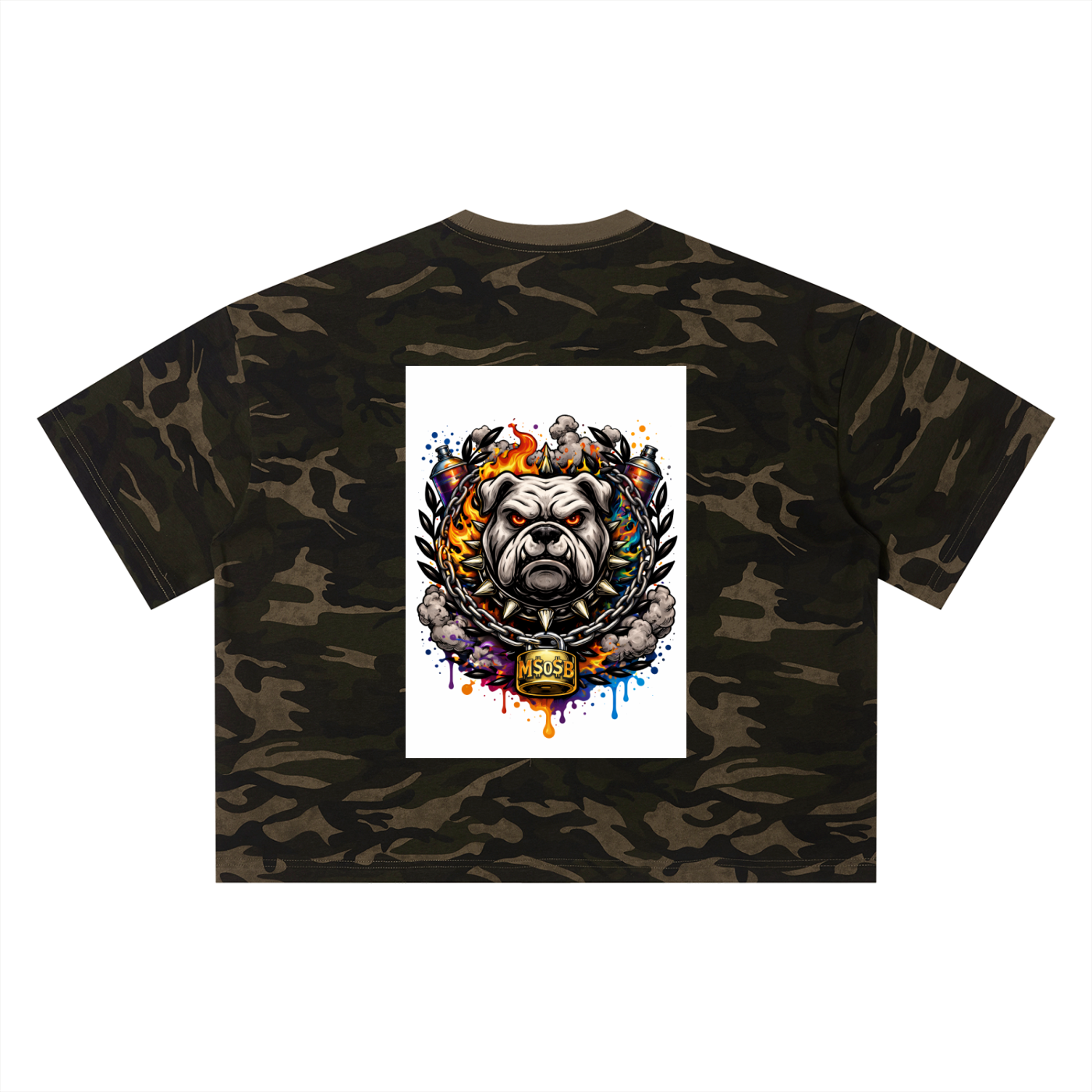Unisex Camo Boxy T-Shirt