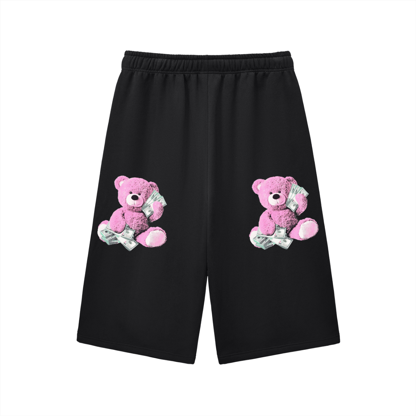 Relaxed Drawstring Three-quarter Sweatpants