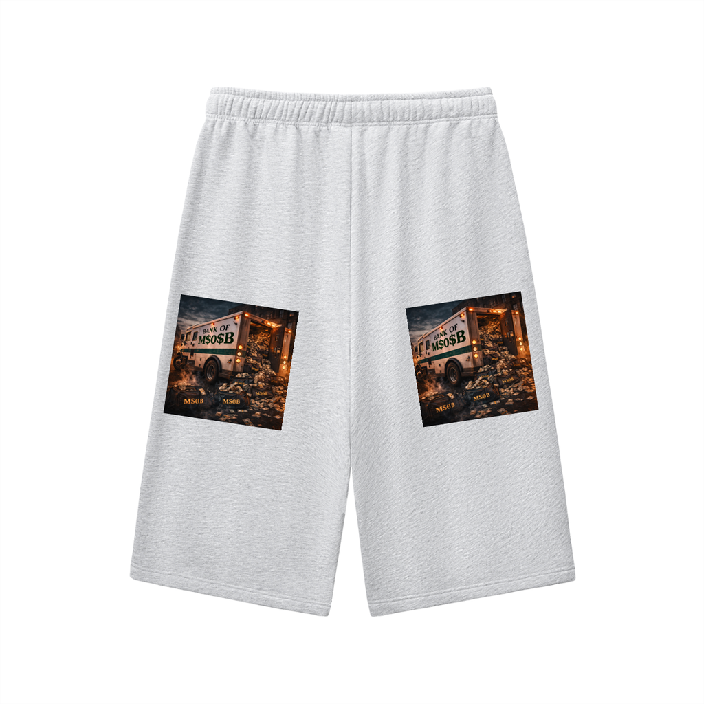 Relaxed Drawstring Three-quarter Sweatpants