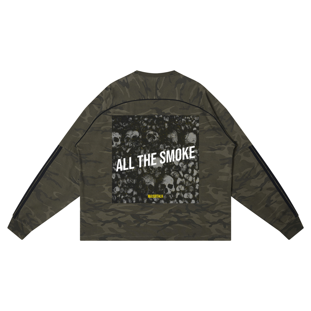 Unisex Camo Loose Long Sleeve T-Shirt