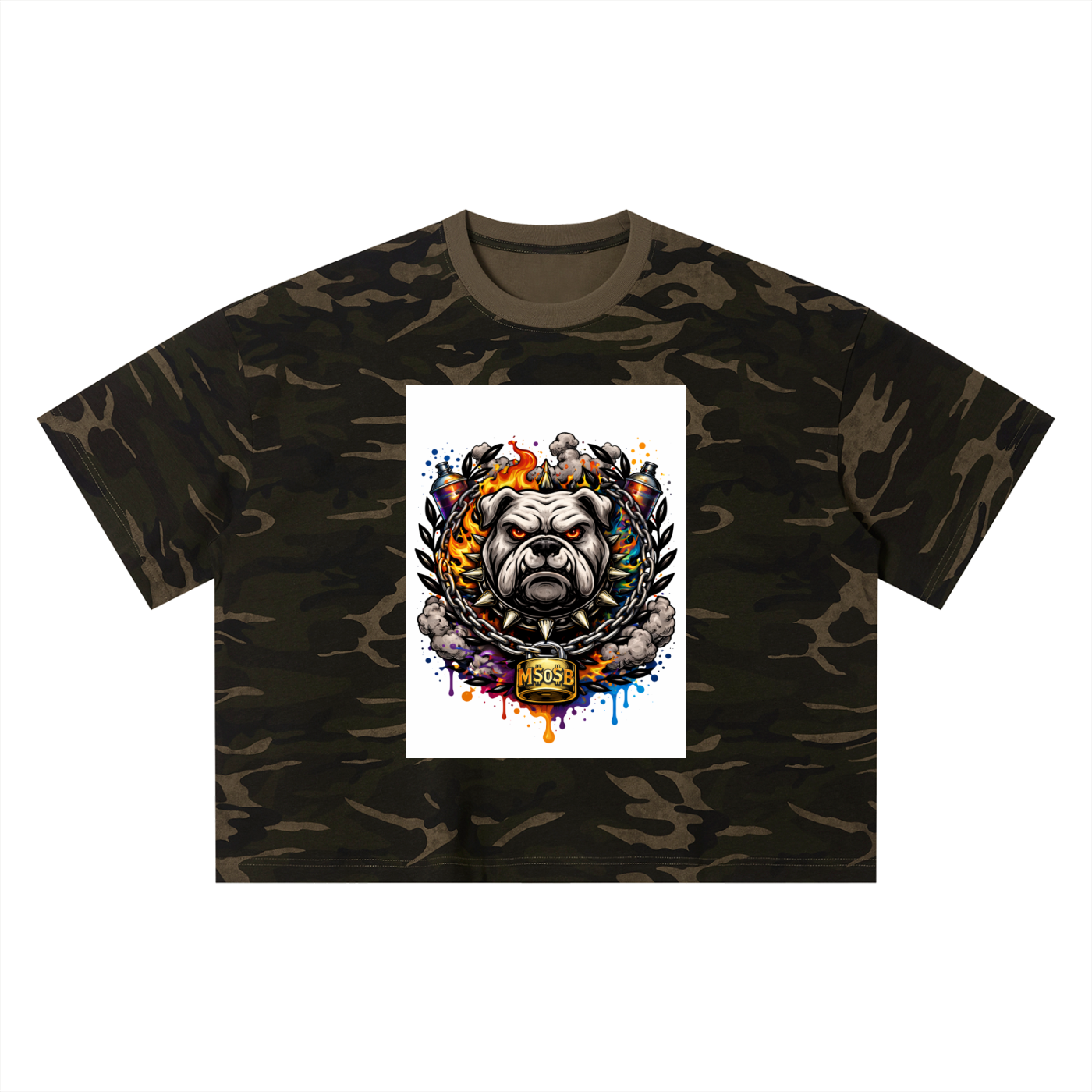 Unisex Camo Boxy T-Shirt