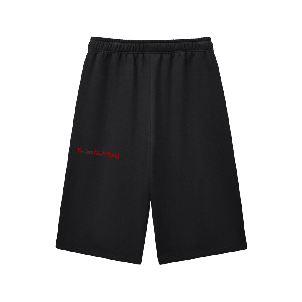 Relaxed Drawstring Three-quarter Sweatpants