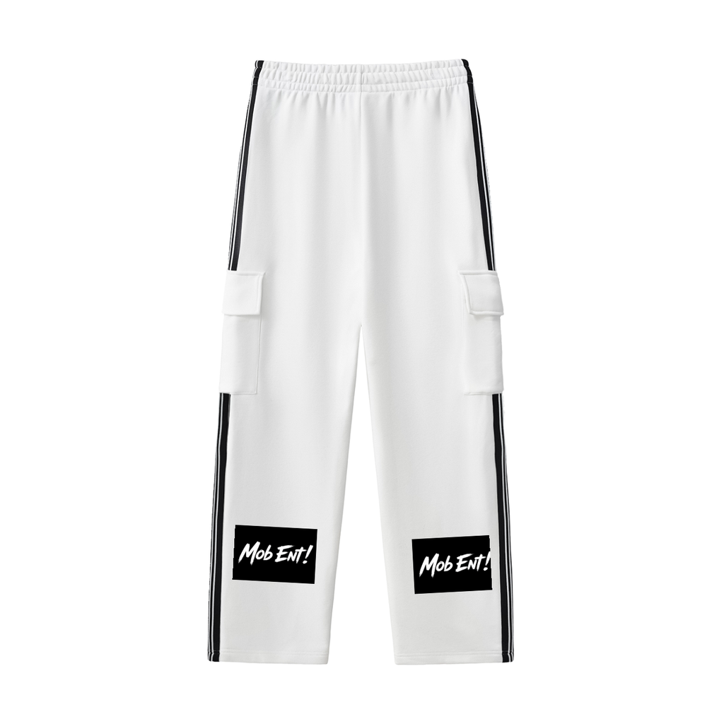Side Stripe Straight-Leg Pants